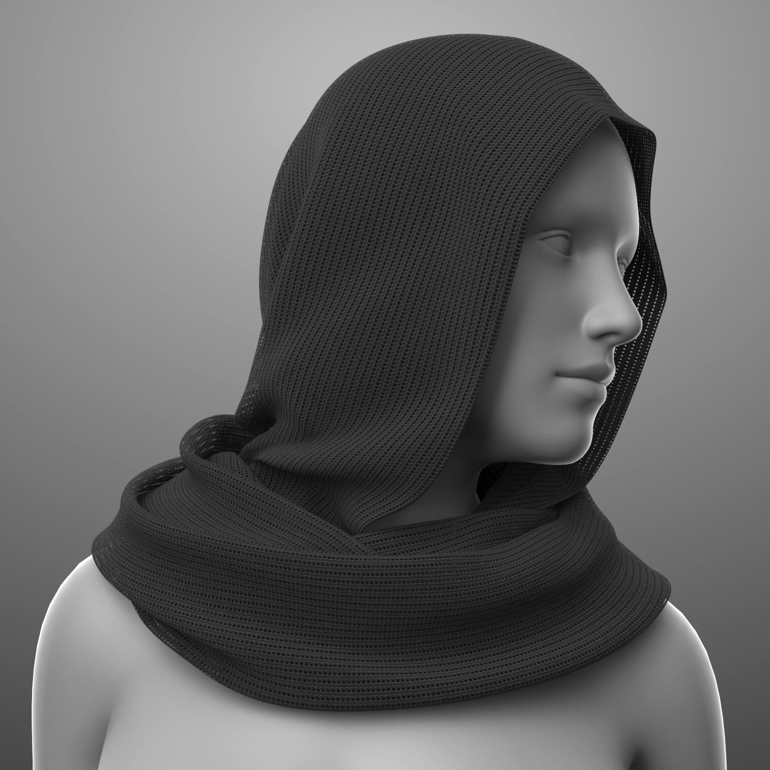 Scarf 4V for G9 G8 Daz Content