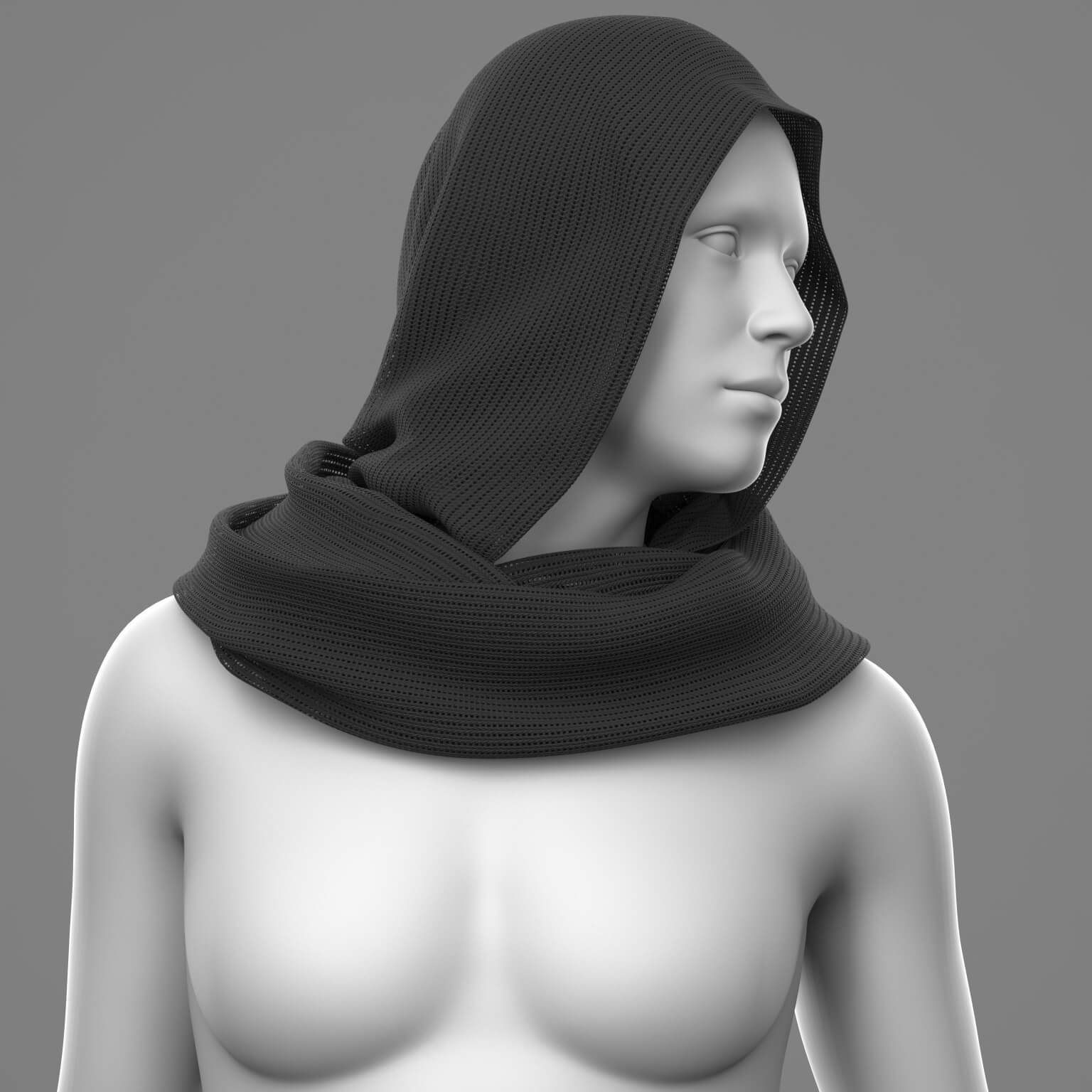 Scarf 4v for G9 Daz Content