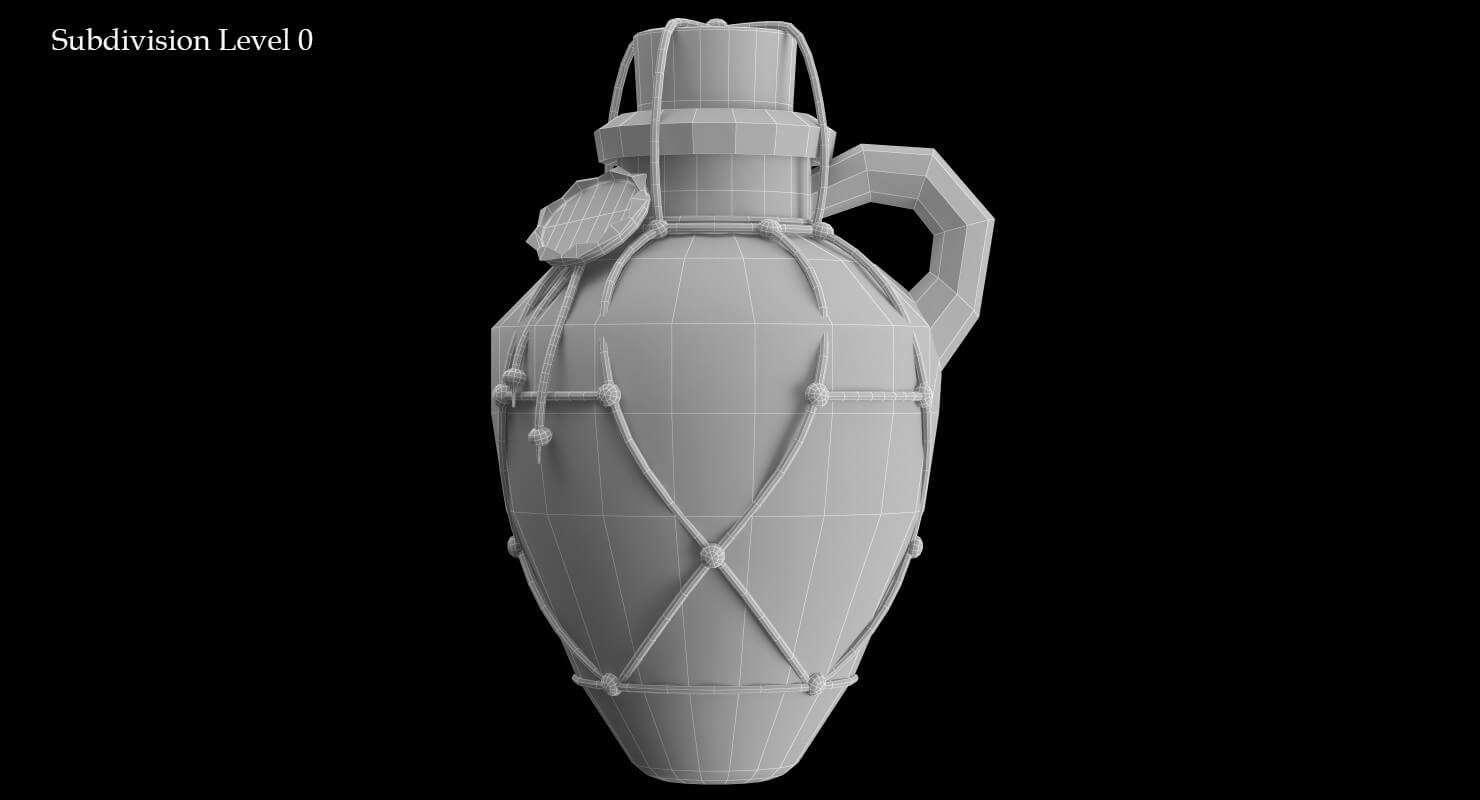 Sealed Bottle 3D Model