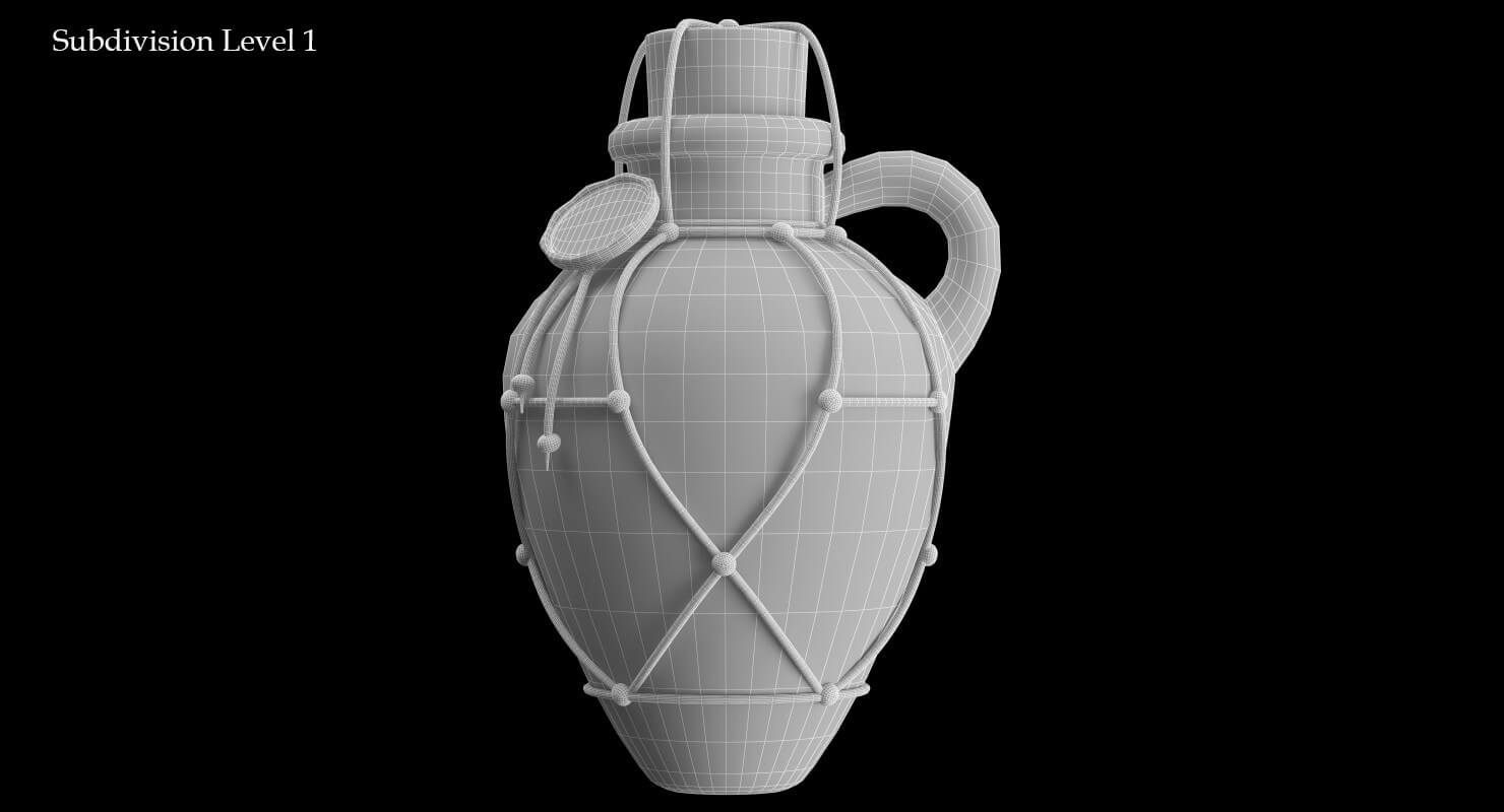 Sealed Bottle 3D Model