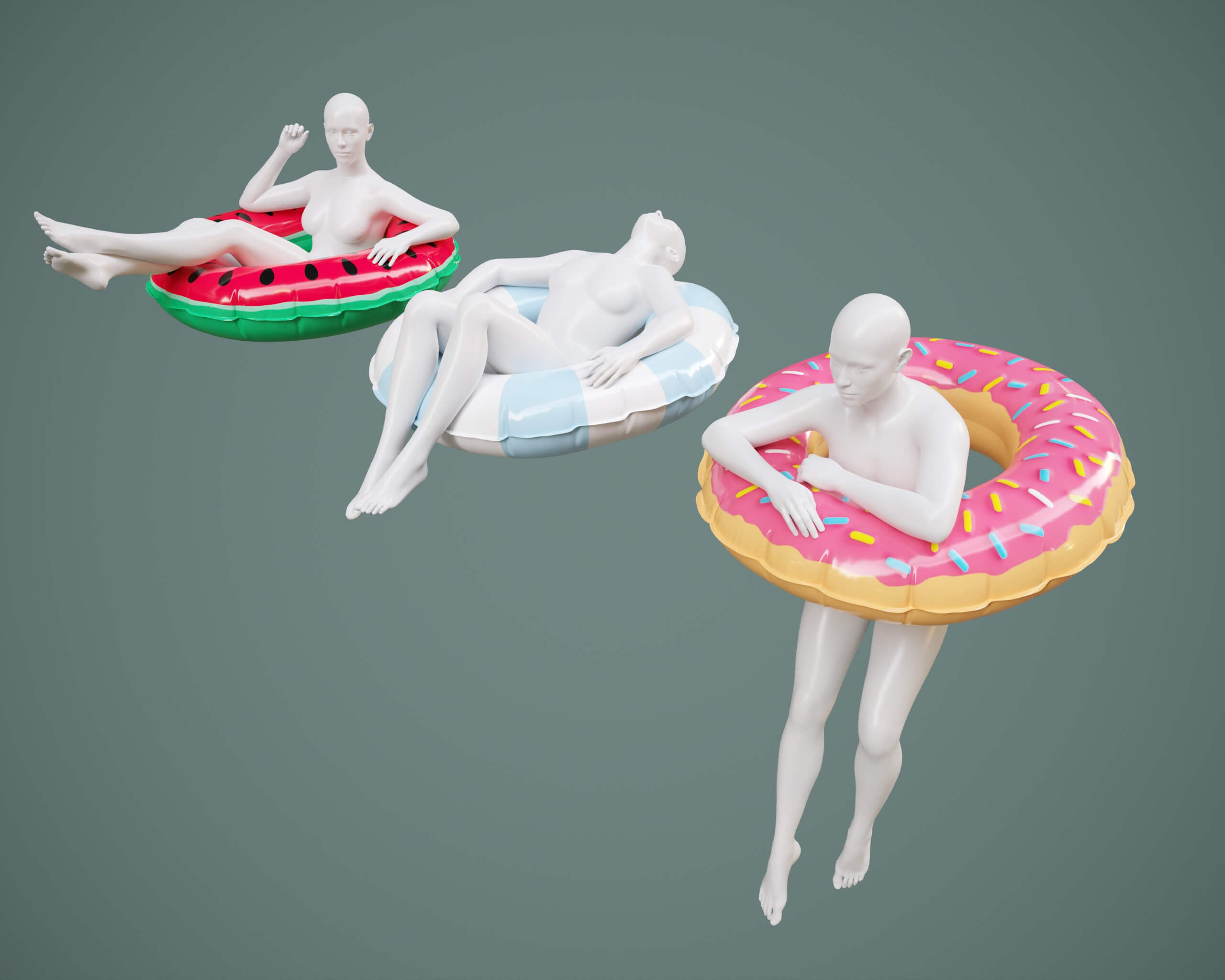 Set Outdoor Pool G9 Daz Content