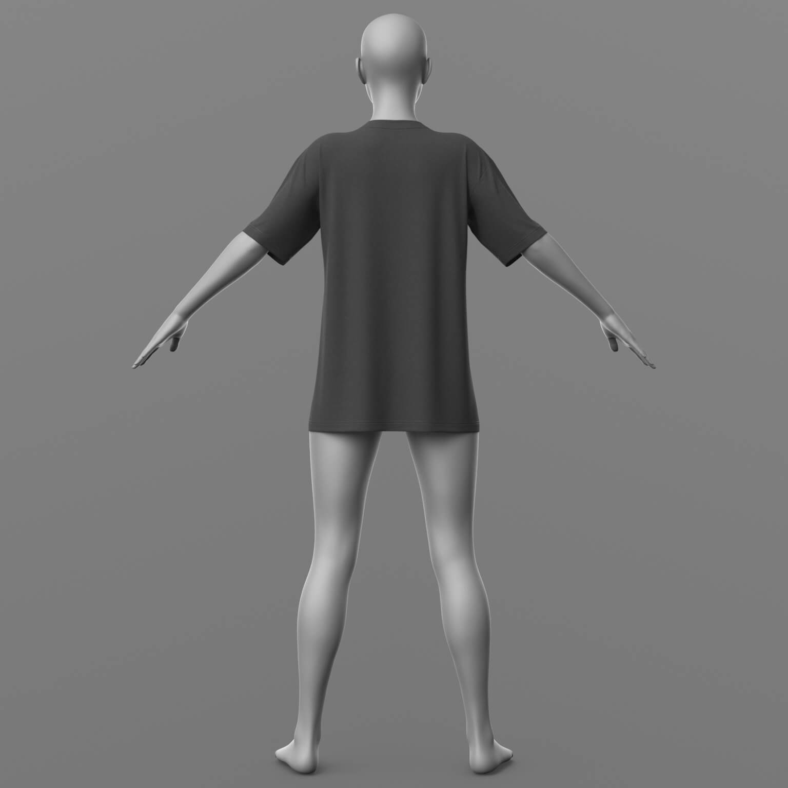 Shirt Long and Baseball Cap G8 Female Daz Content