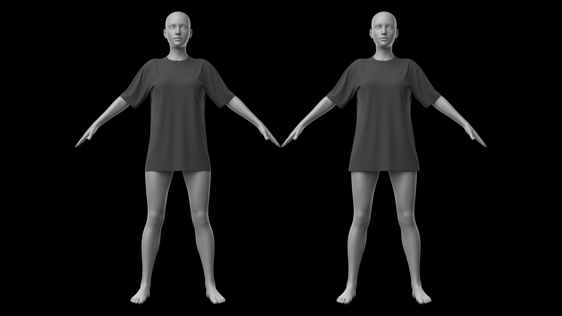 Shirt Long and Baseball Cap G8 Female Daz Content