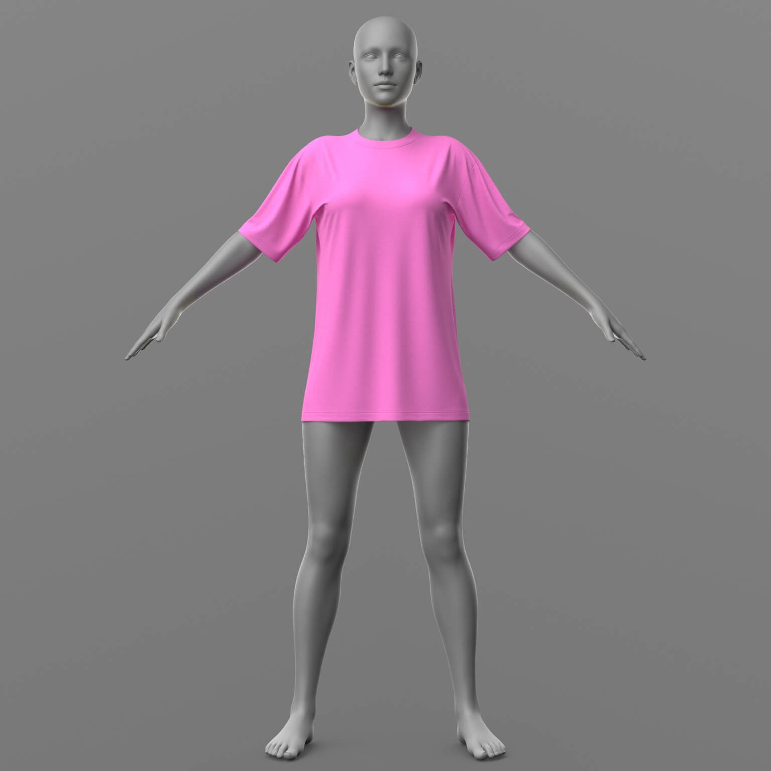 Shirt Long and Baseball Cap G8 Female Daz Content