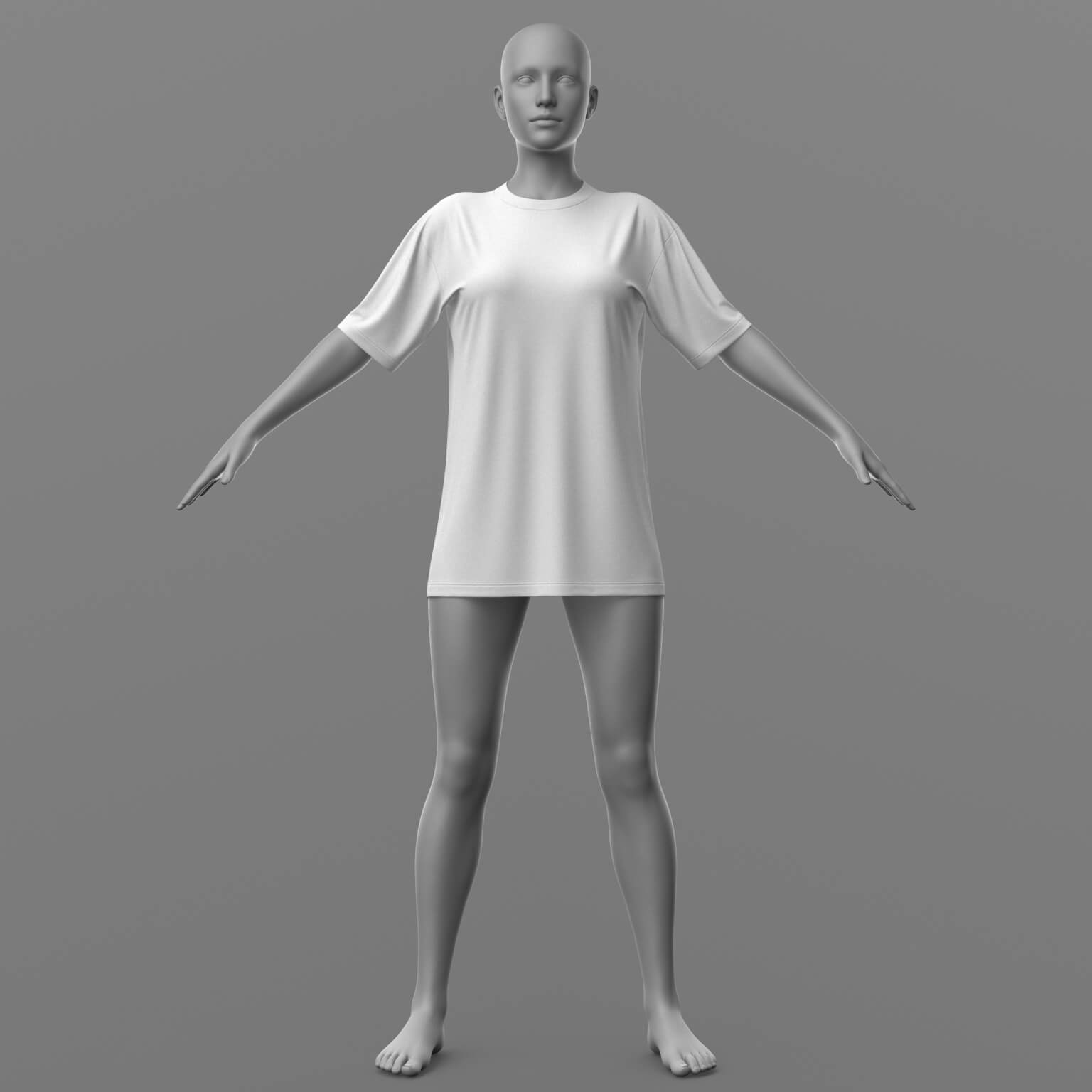 Shirt Long and Socks G8 Female Daz Content