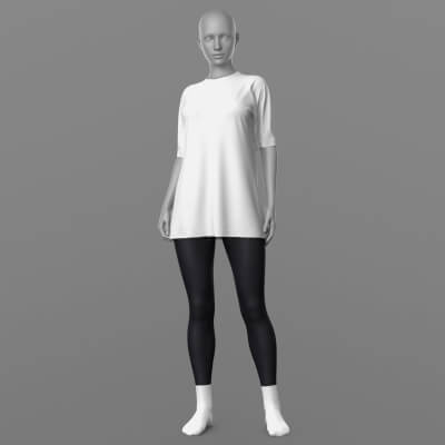 Shirt Long Leggings and Socks 2v G8 Female