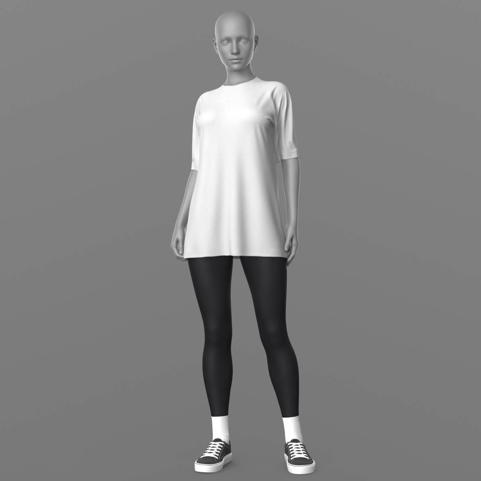 Shirt Long Leggings Socks 2v Sneakers G8 Female Daz Content