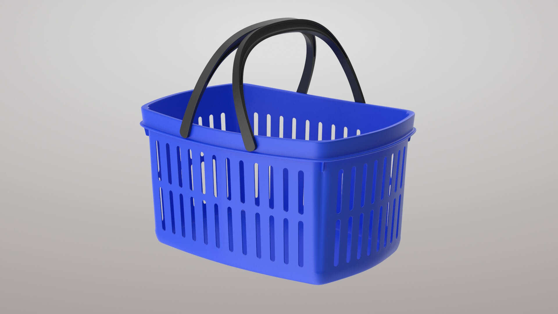 Shopping Basket 1V 3D Model