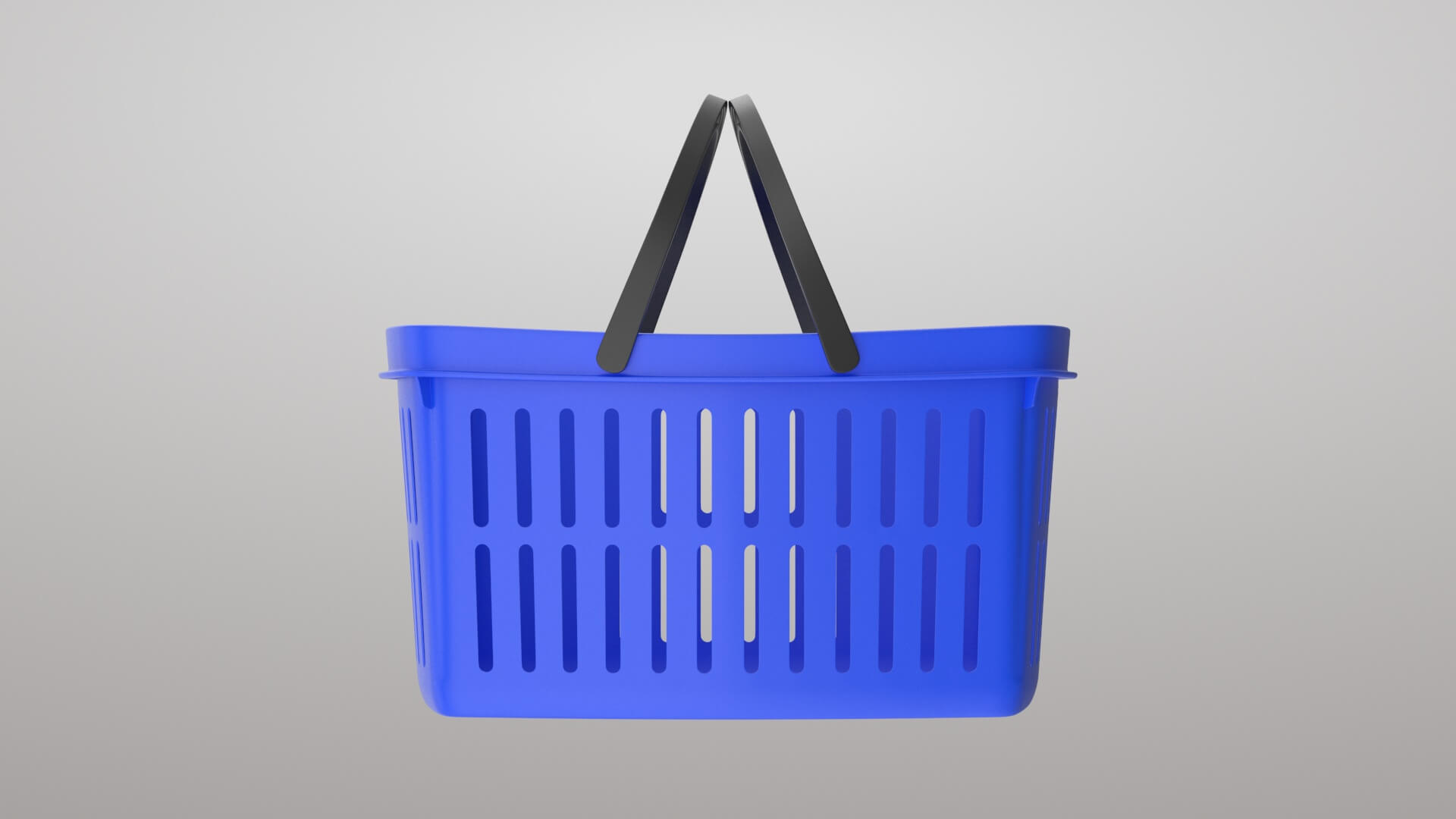 Shopping Basket 1V 3D Model