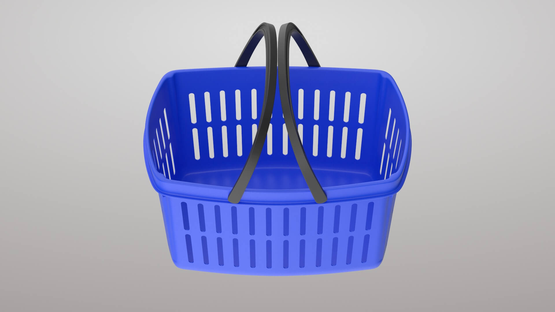 Shopping Basket 1V 3D Model