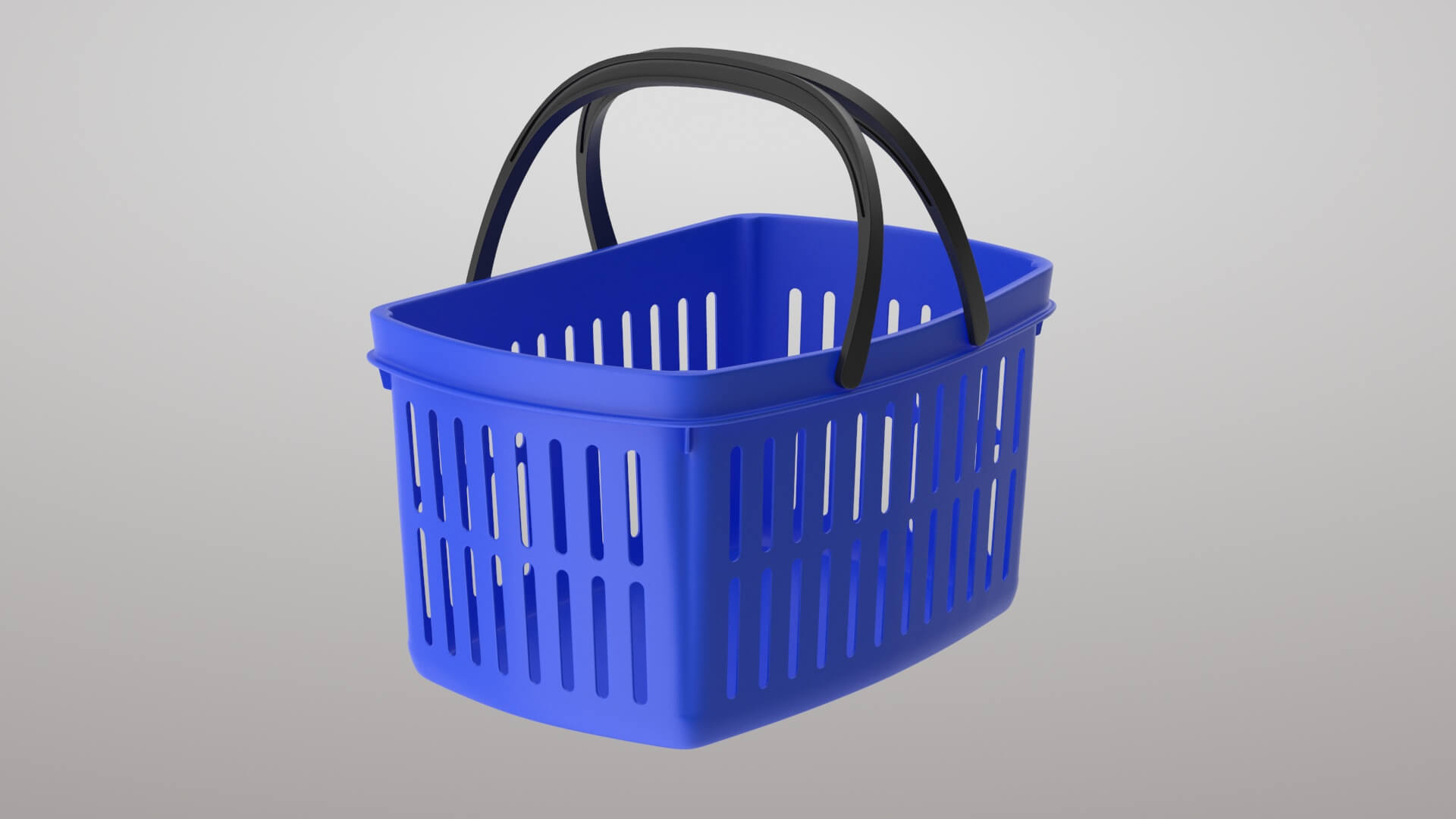 Shopping Basket 1V 3D Model