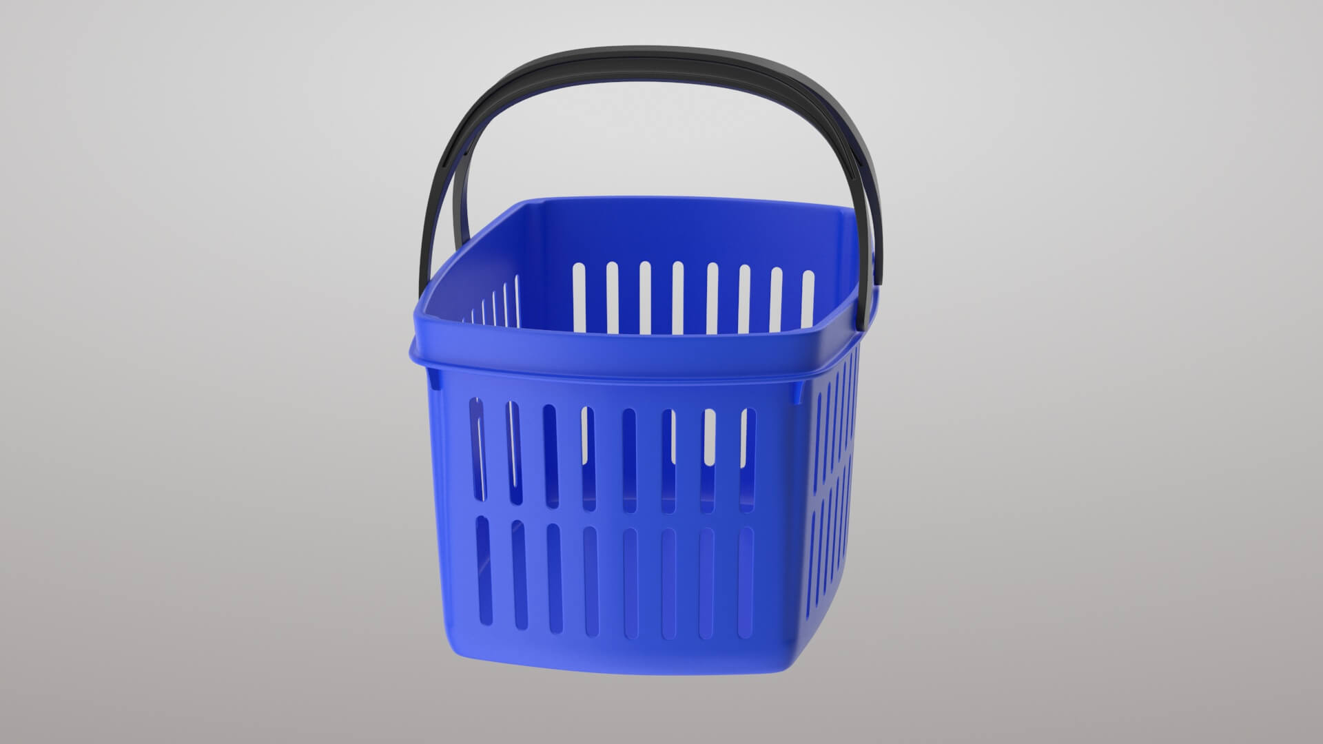 Shopping Basket 1V 3D Model