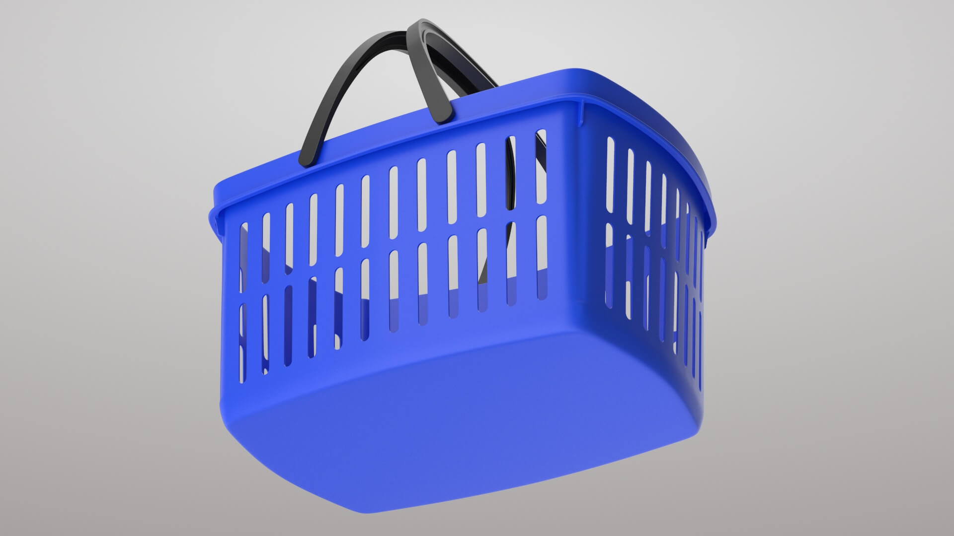 Shopping Basket 1V 3D Model