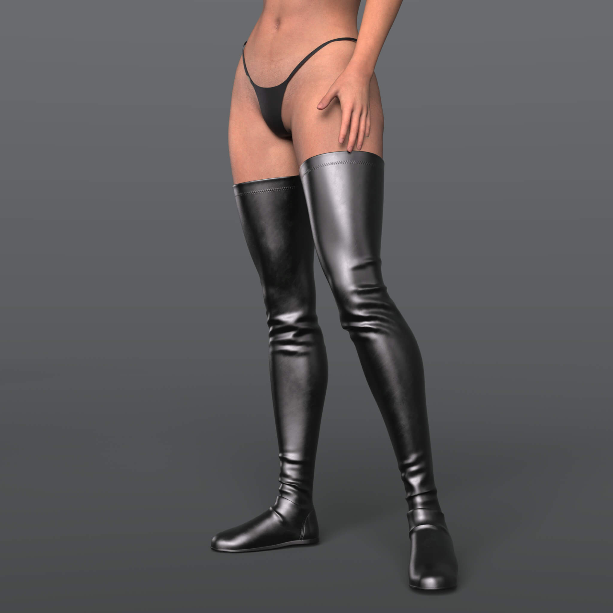 Short Dress 2v and High Boots 4v G9 Daz Content