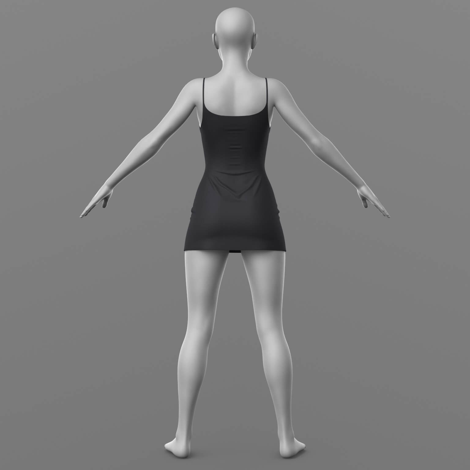 Short Dress 2v and Shoes 1v G8 Female Daz Content