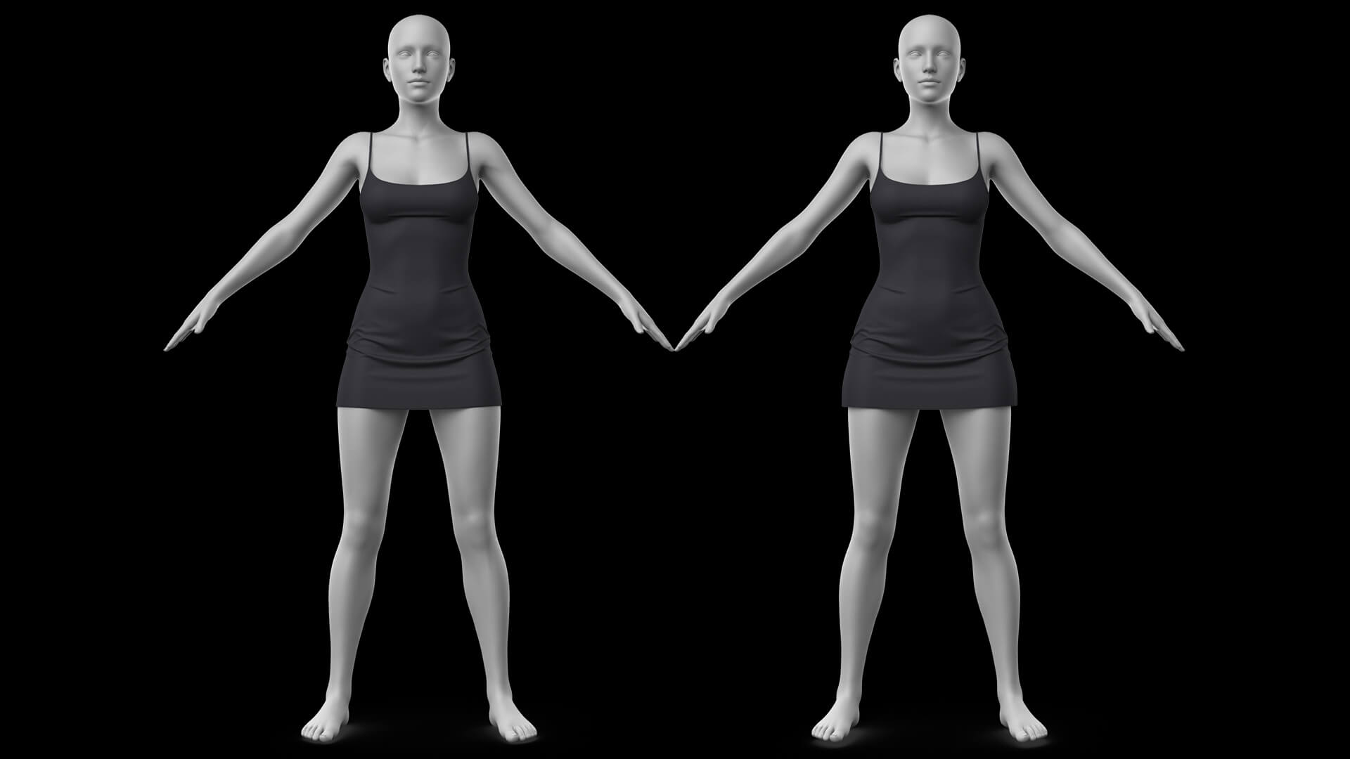 Short Dress 2v and Shoes 1v G8 Female Daz Content