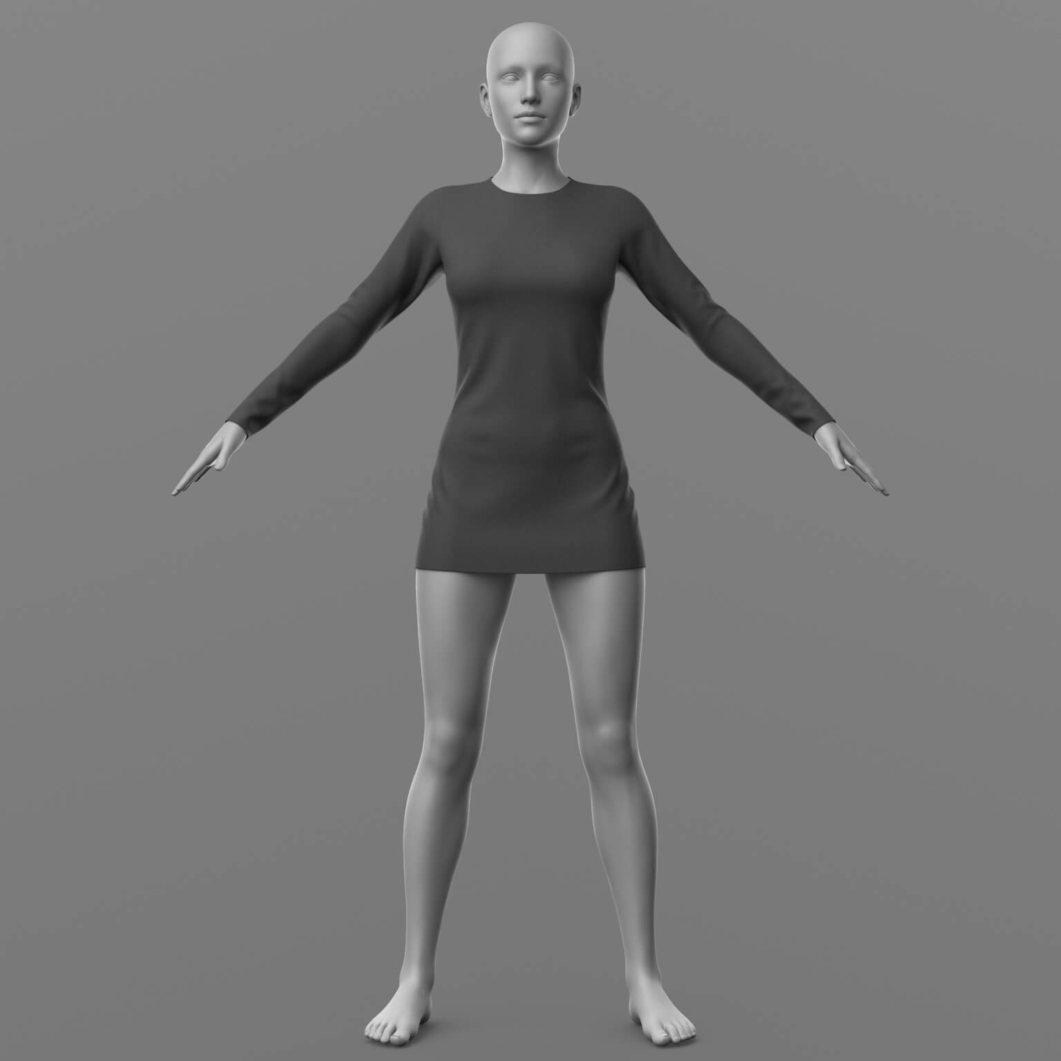 Short Dress 3v G8 Female Daz Content
