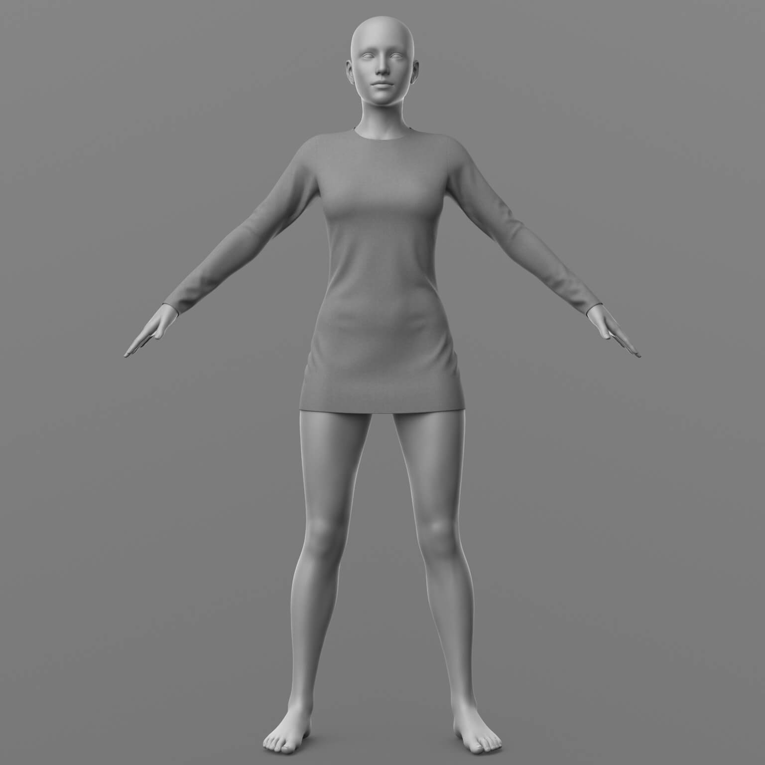 Short Dress 3v G8 Female Daz Content