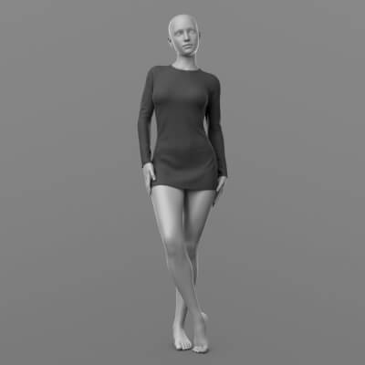 Short Dress 3v G8 Female