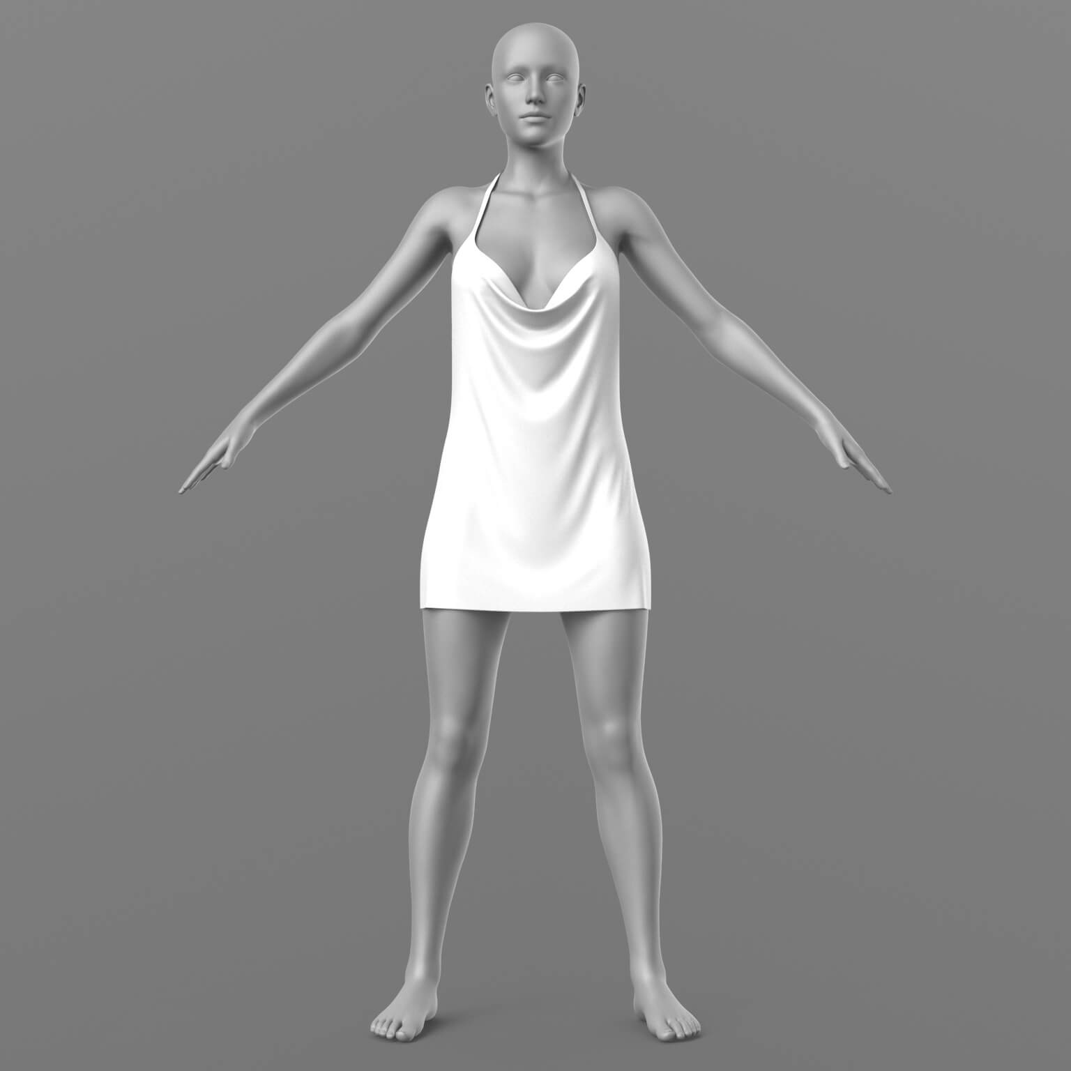 Short Dress 4v G8 Female Daz Content