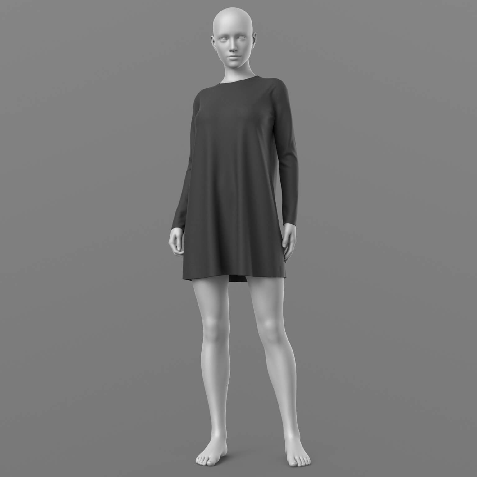 Short Dress 6v and Nylon Stockings G8 Female Daz Content