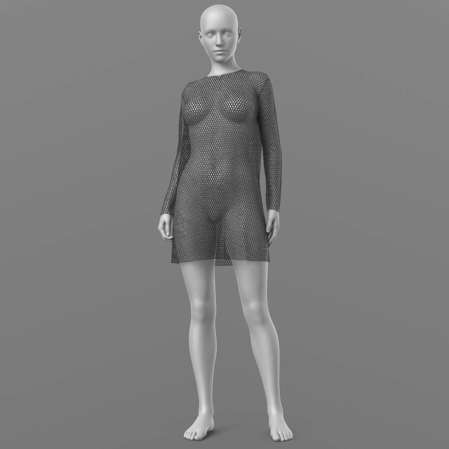 Short Dress 6v Mesh G8 Female Daz Content