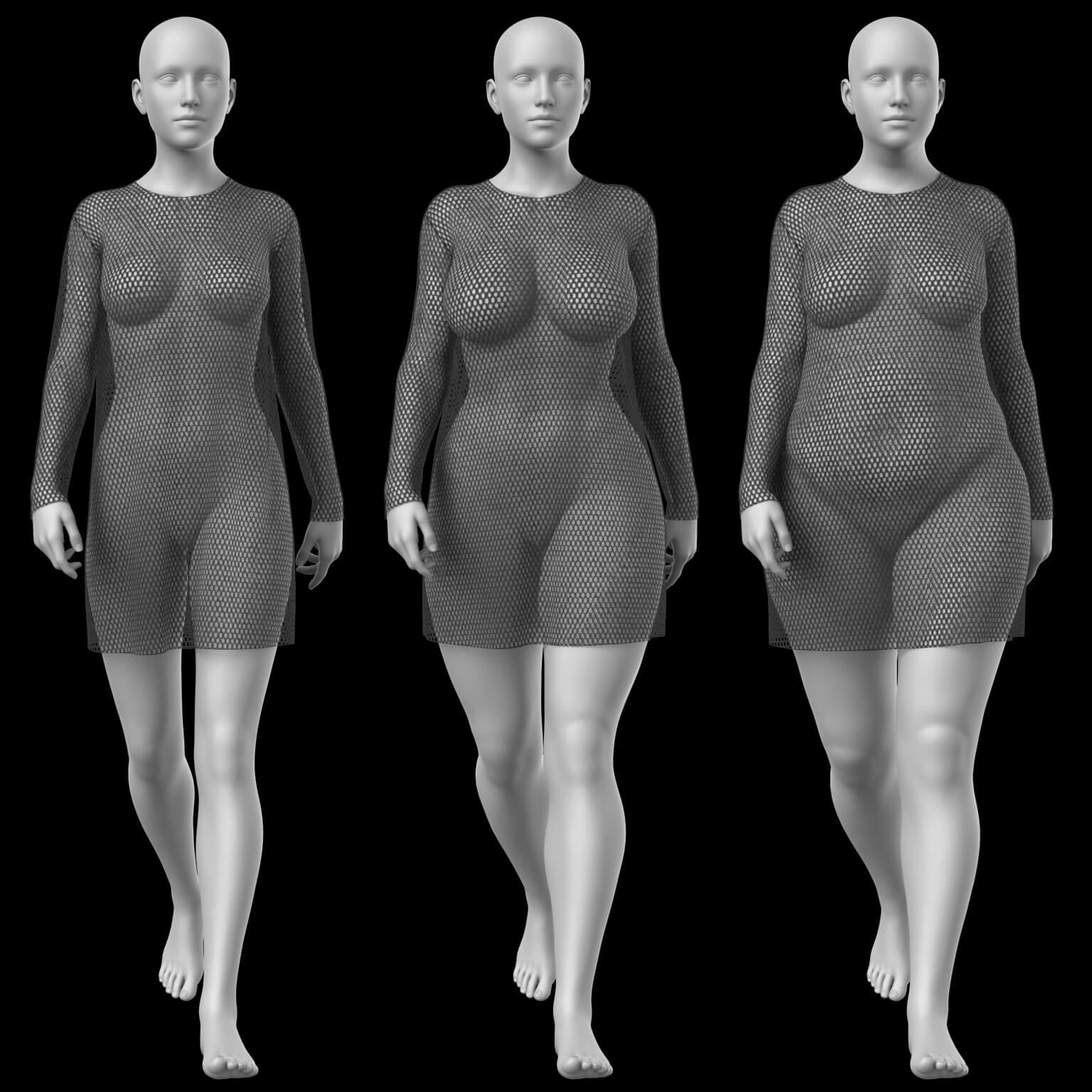 Short Dress 6v Mesh G8 Female Daz Content
