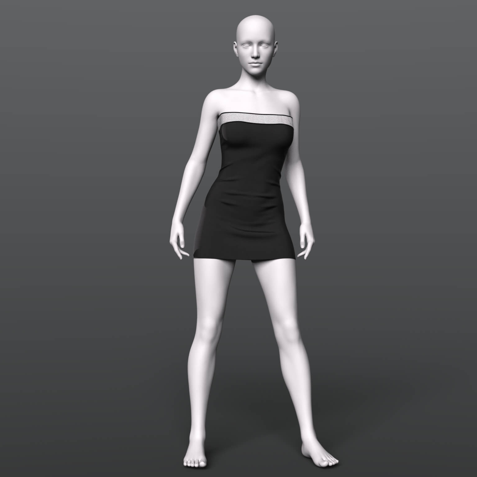 Short Dress 8v G8F Daz Content