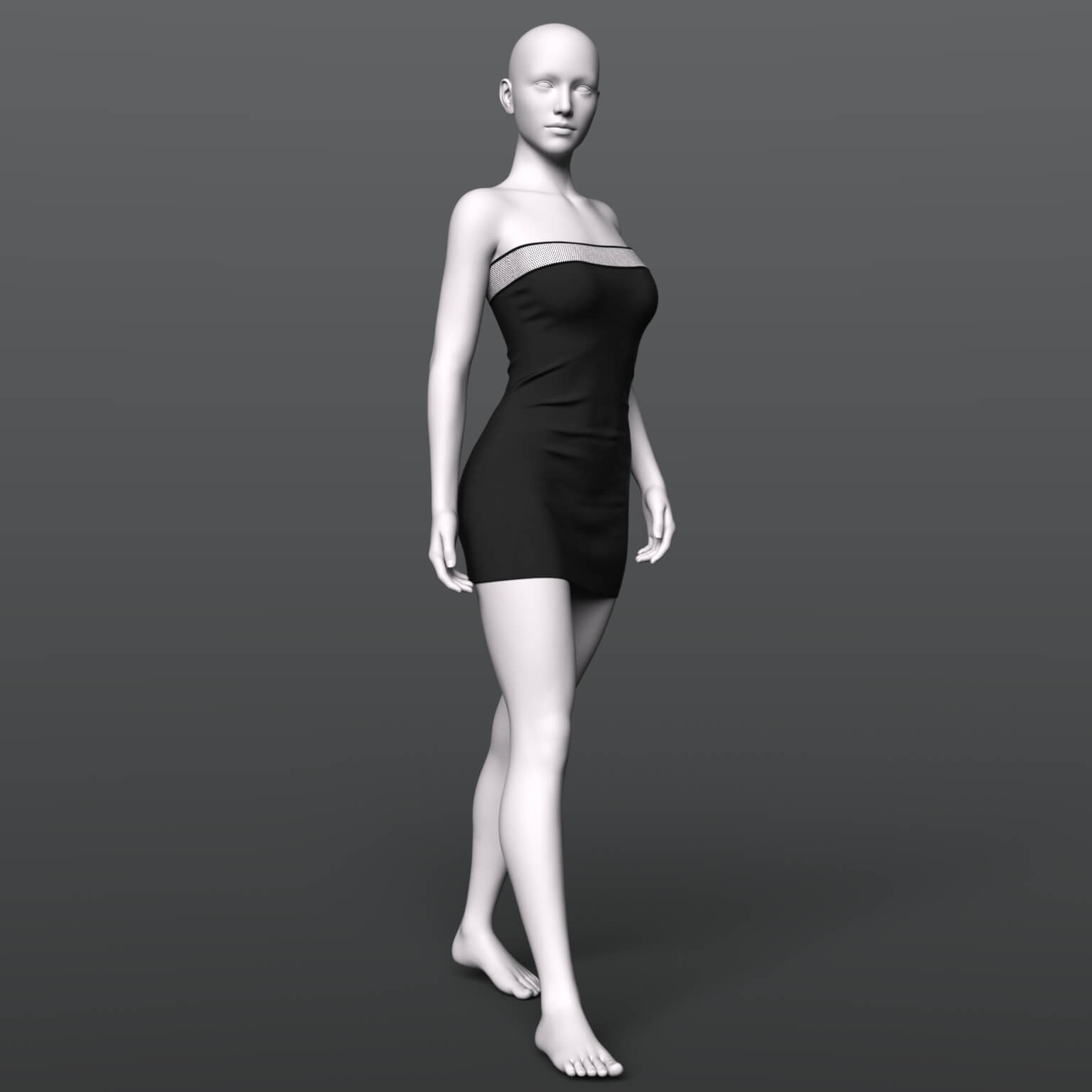 Short Dress 8v G8F Daz Content