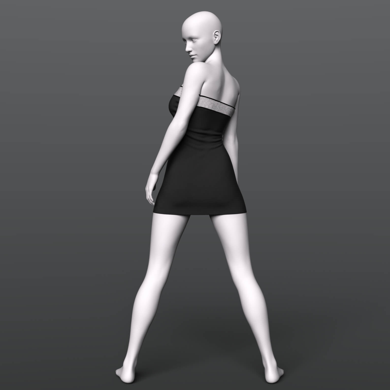 Short Dress 8v G8F Daz Content