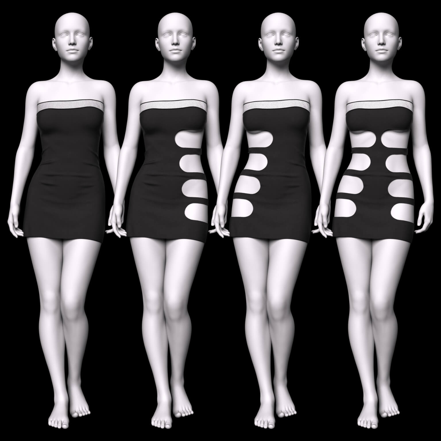 Short Dress 8v G8F Daz Content