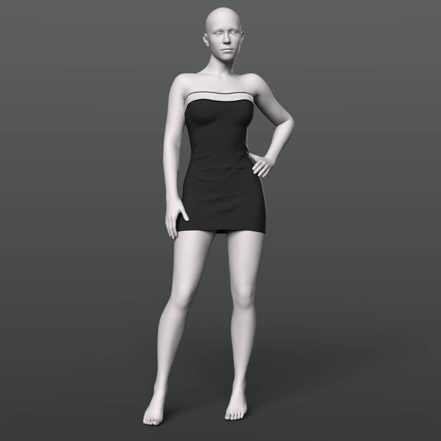 Short Dress 8v G9 Daz Content