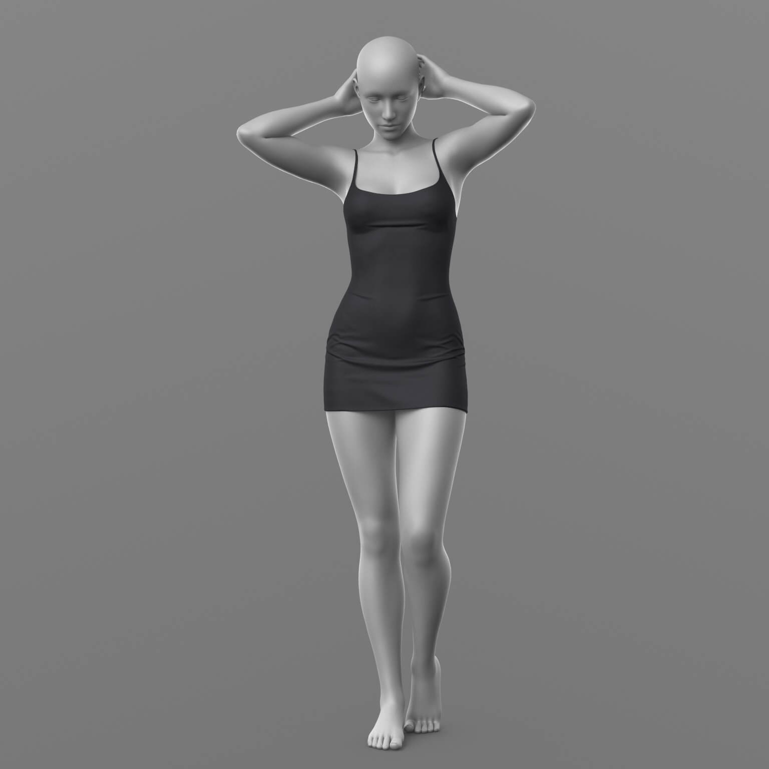 Short Dress 2v G8 Female Daz Content