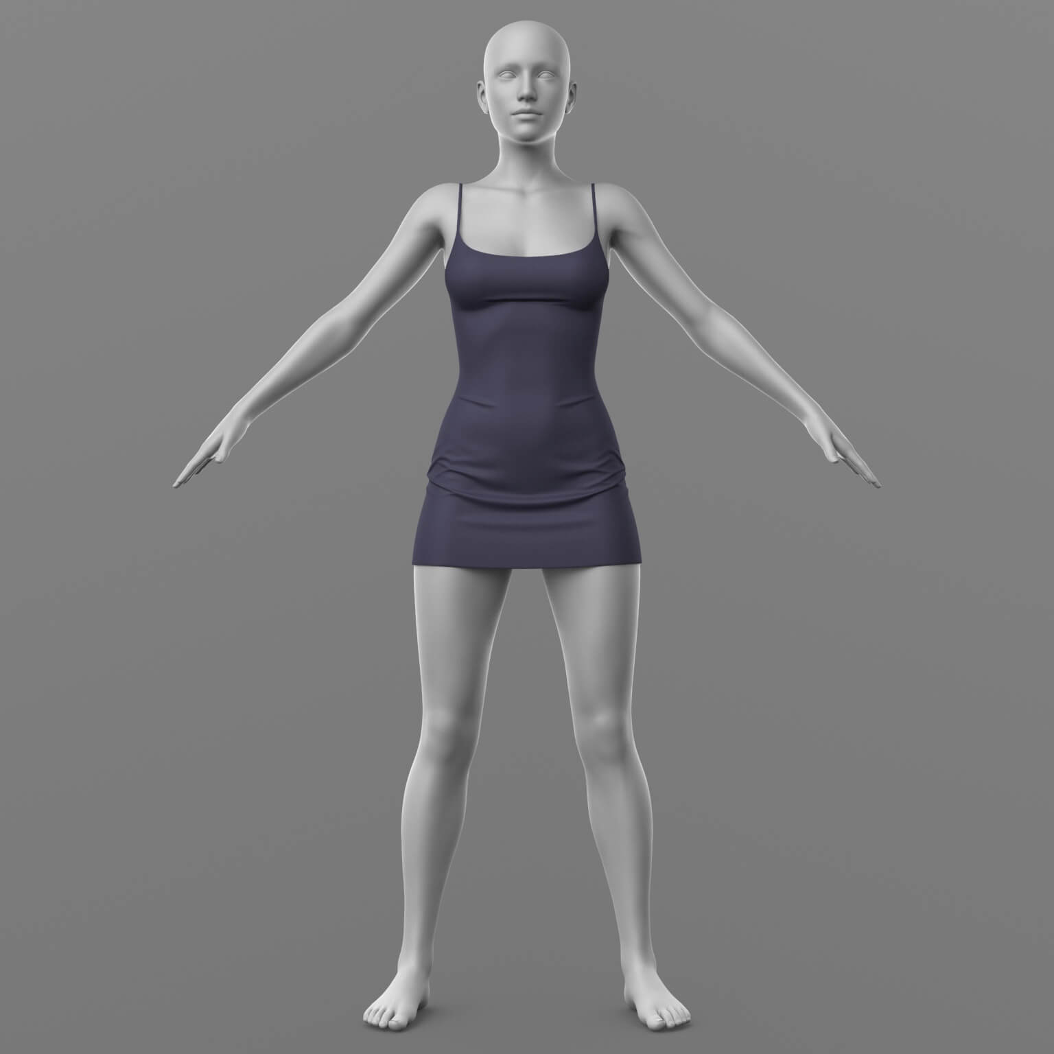 Short Dress 2v G8 Female Daz Content