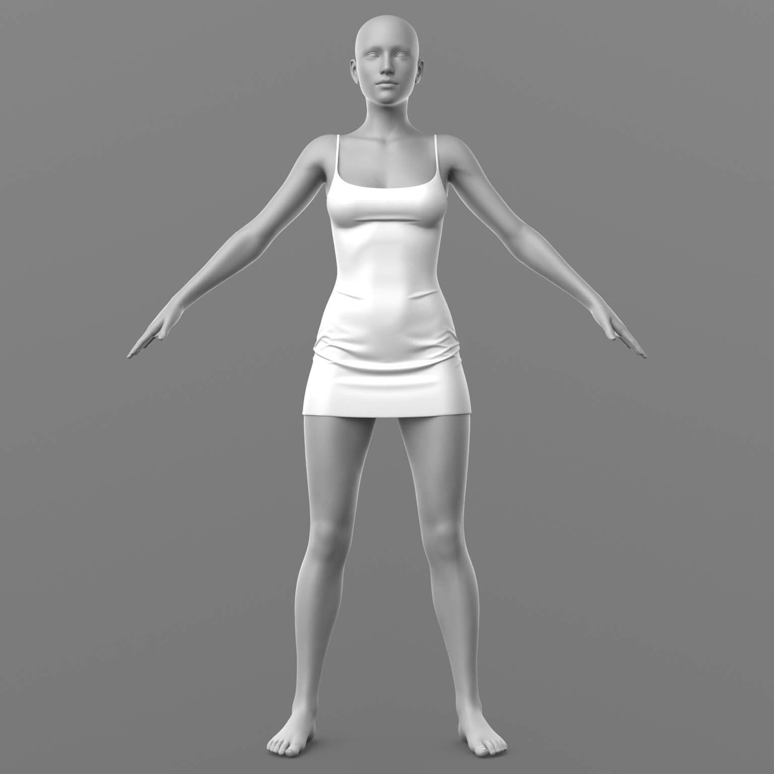 Short Dress 2v G8 Female Daz Content