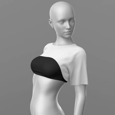 Short Shirt and Top 06v G8 Female