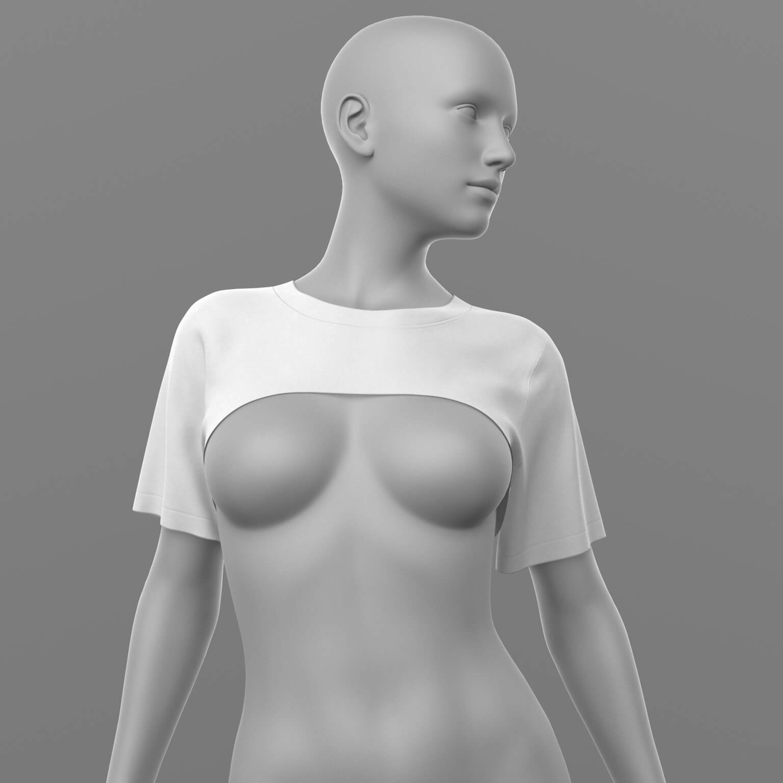 Short Shirt Top 06v and Lace Panties G8 Female Daz Content