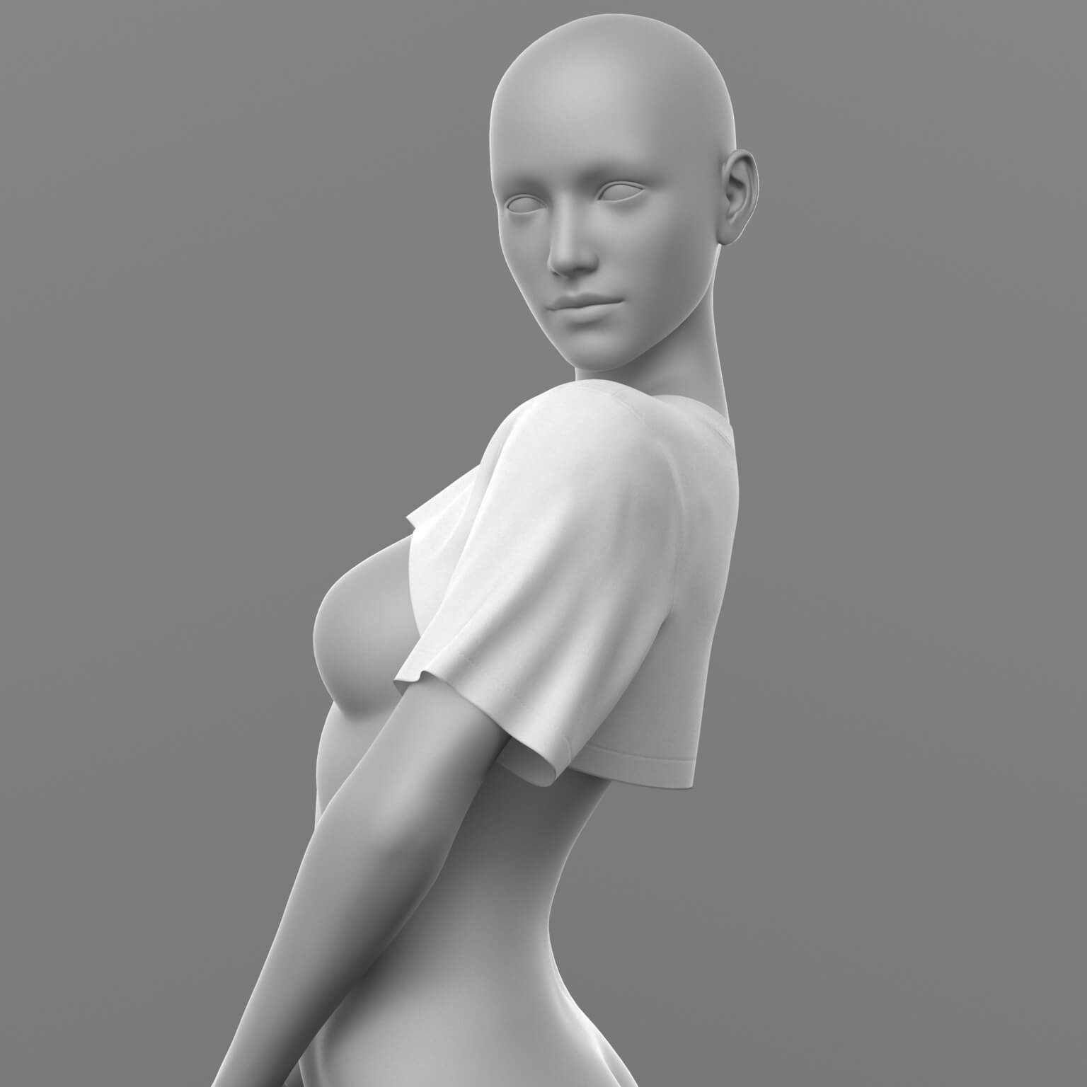Short Shirt Top 06v and Lace Panties G8 Female Daz Content