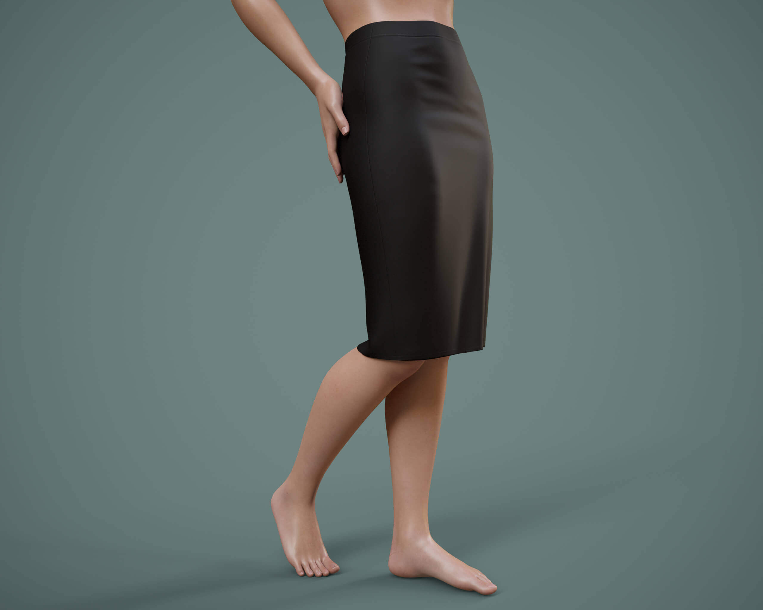 Short Sweater and Skirt Long G9 Daz Content
