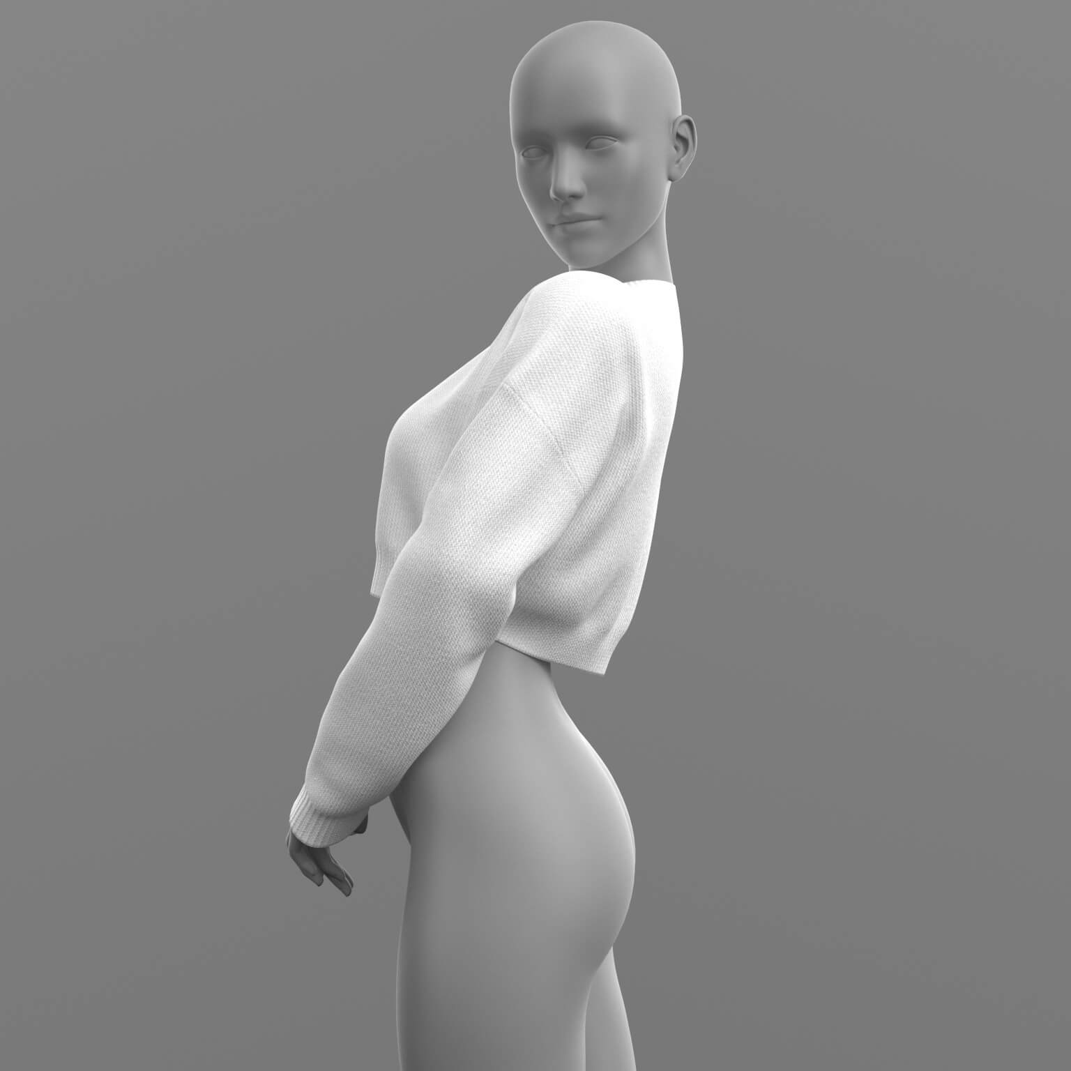 Short Sweater 2v G8 Female Daz Content