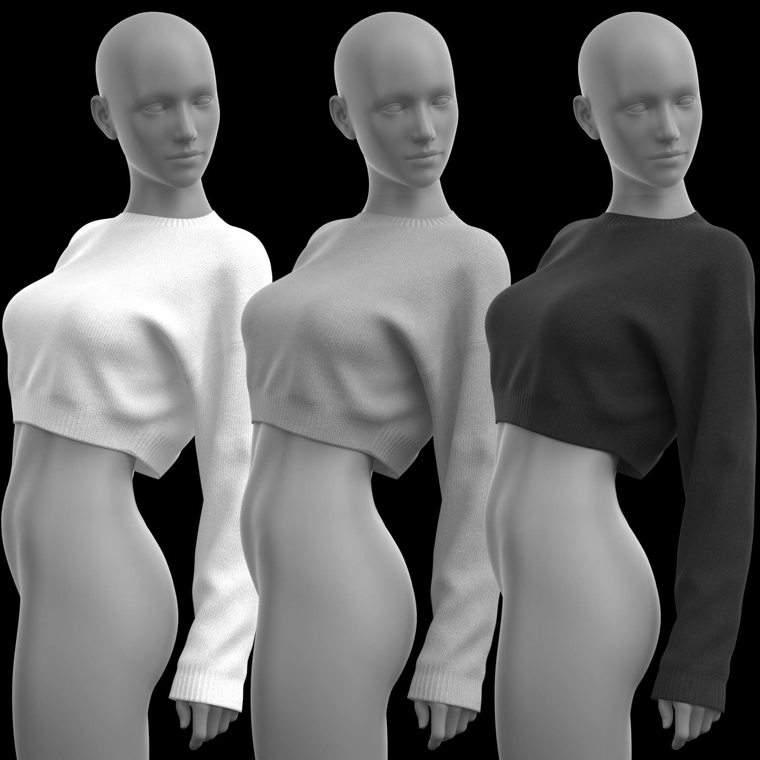Short Sweater 2v G8 Female Daz Content