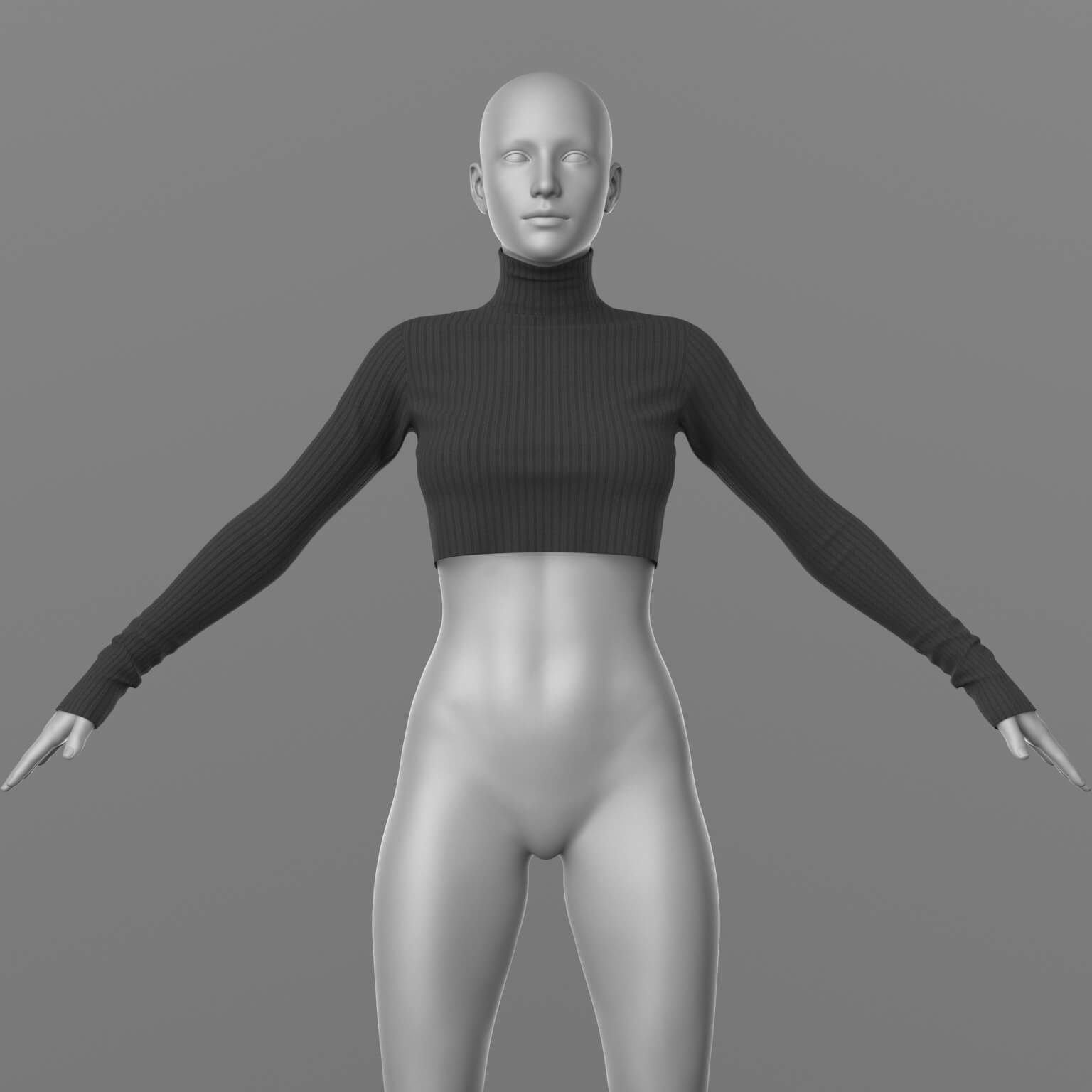 Short Sweater G8 Female Daz Content