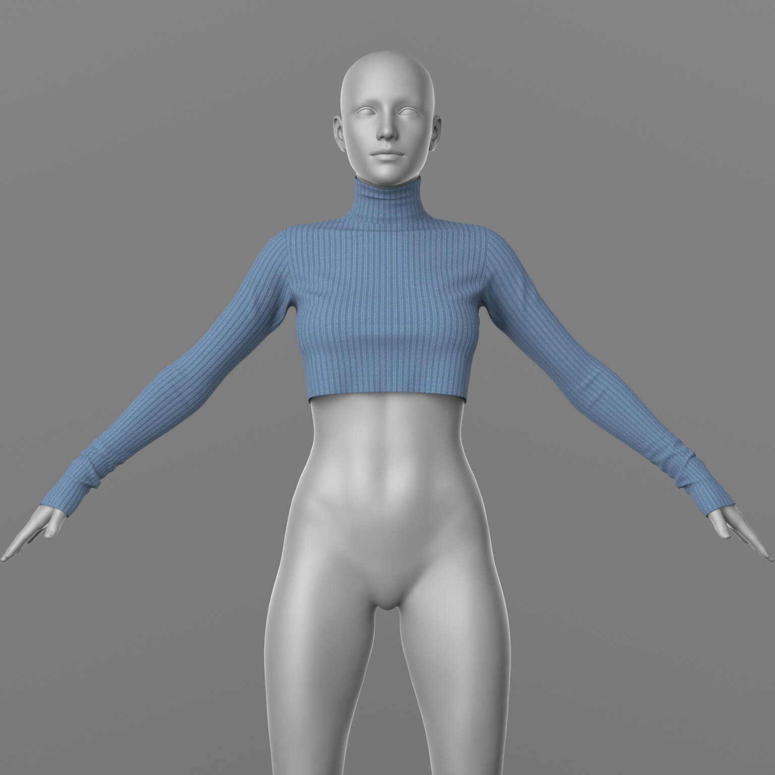 Short Sweater and Skirt Long G8F Daz Content