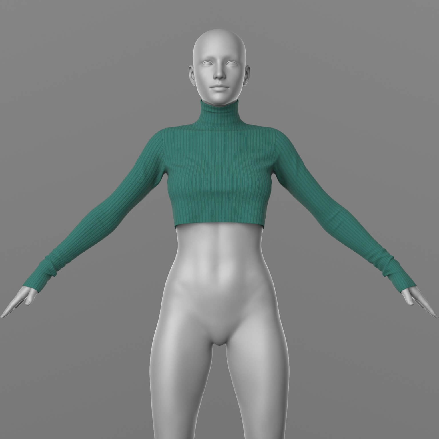 Short Sweater G8 Female Daz Content
