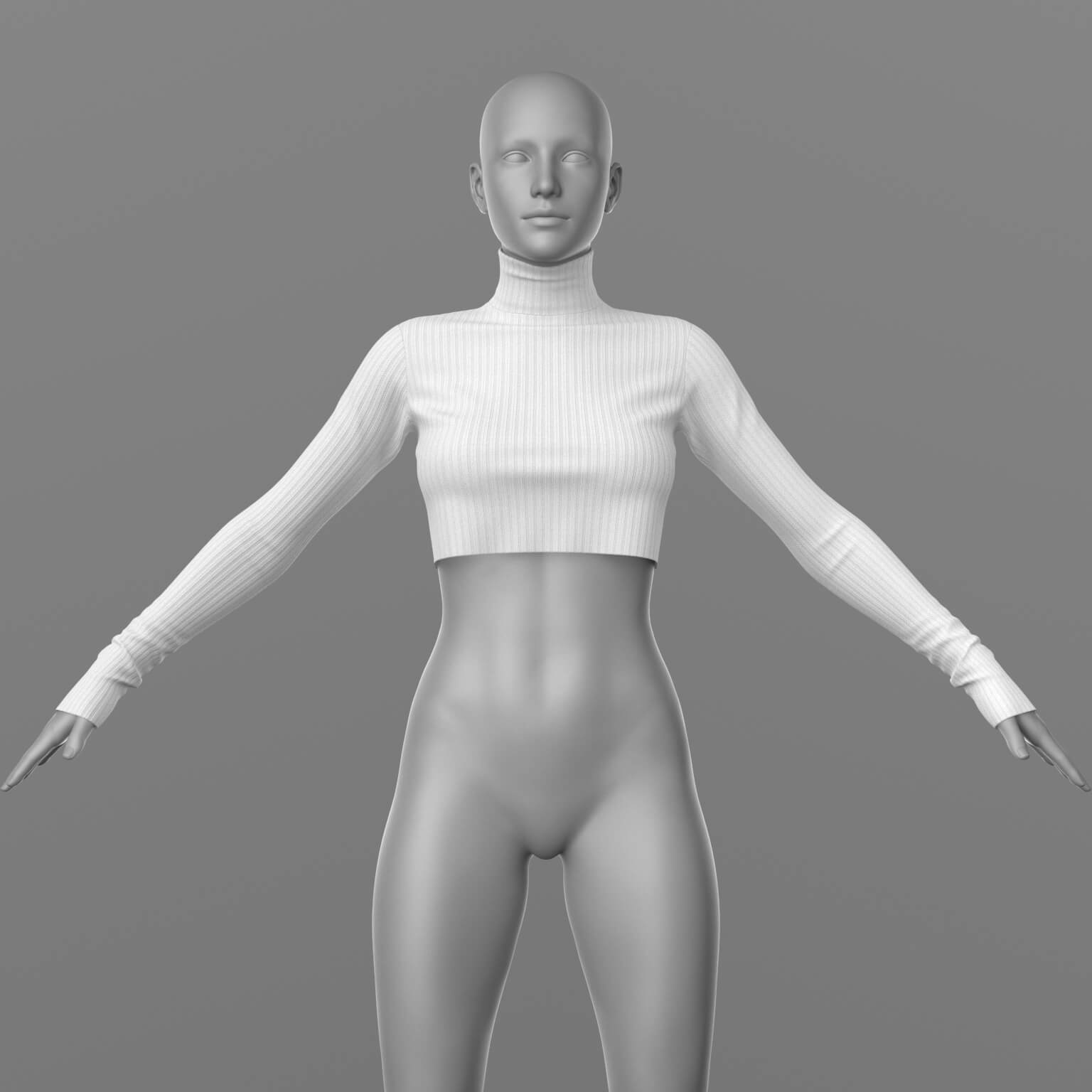Short Sweater G8 Female Daz Content