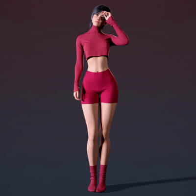 Short Sweater Sports Shorts Socks G9