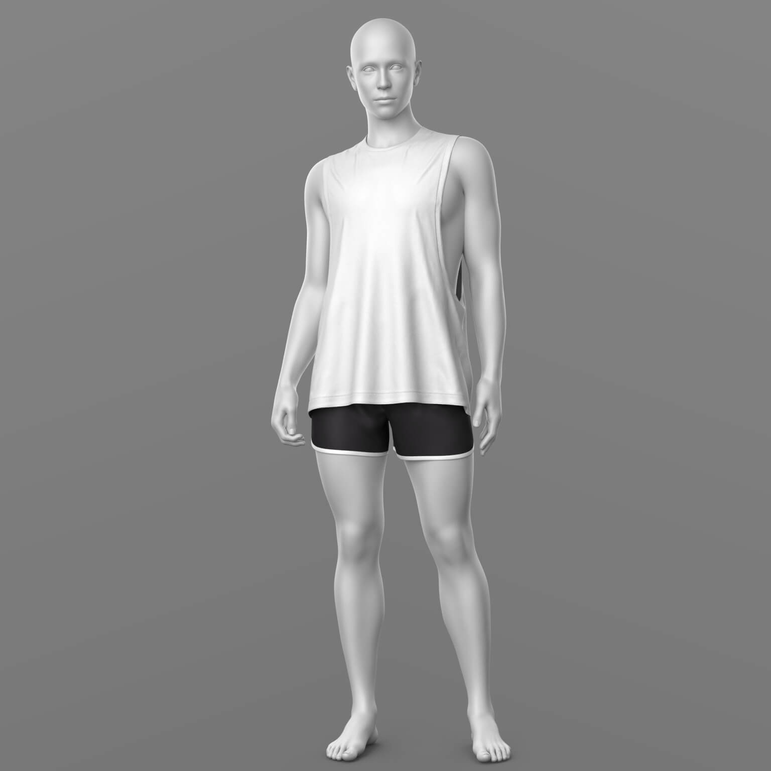 Shorts 03v and Tank Top G9 Daz Content