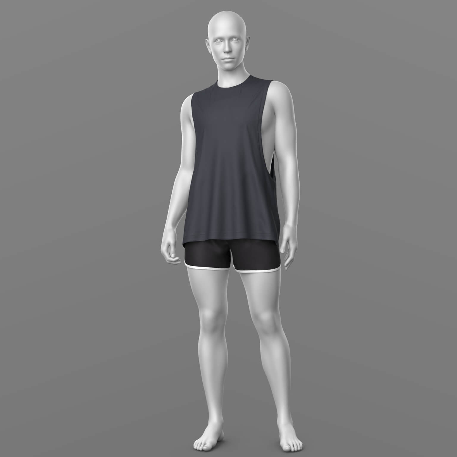 Shorts 03v and Tank Top G9 Daz Content