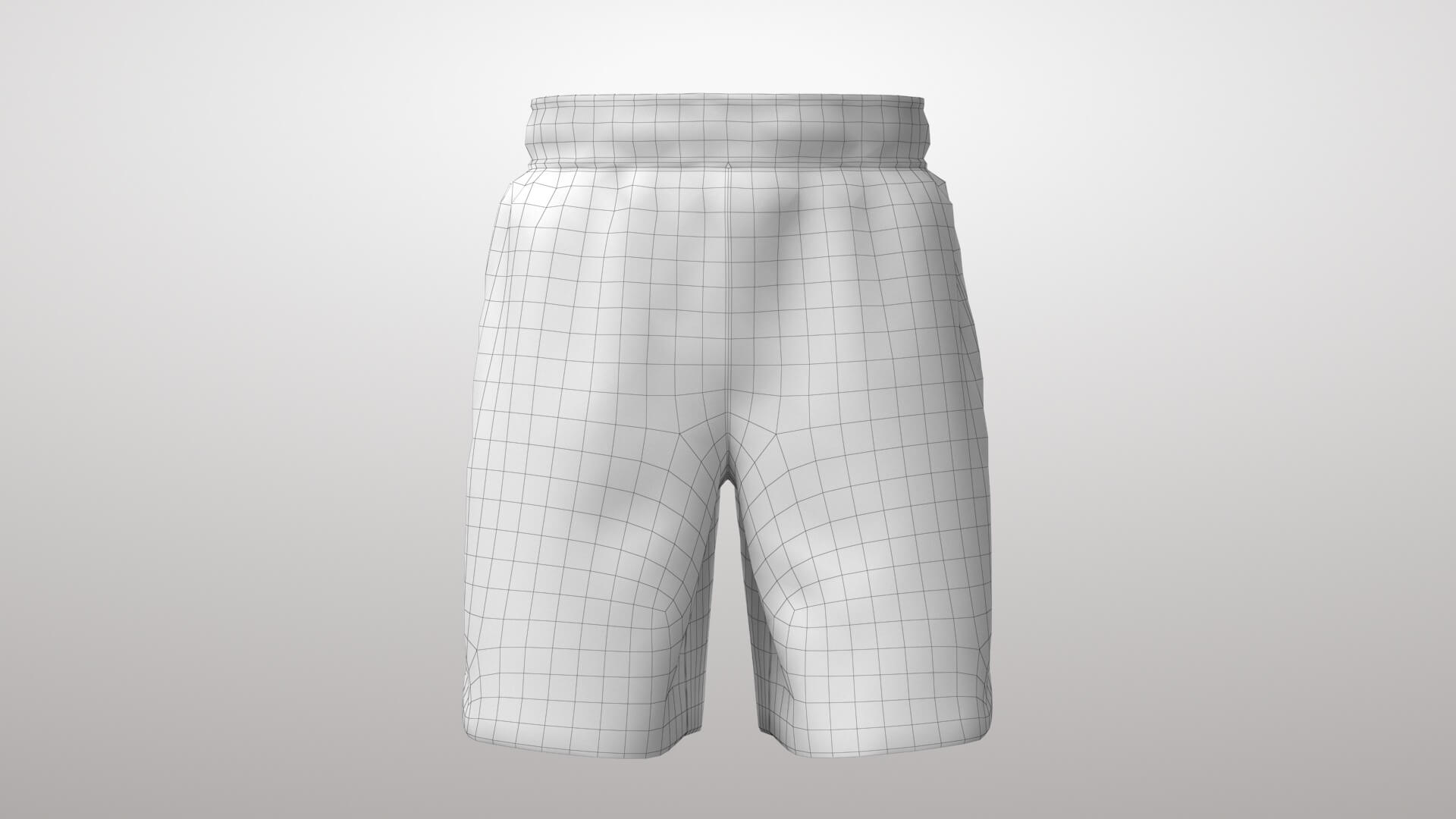 Shorts 3v 3D Model 3D Model