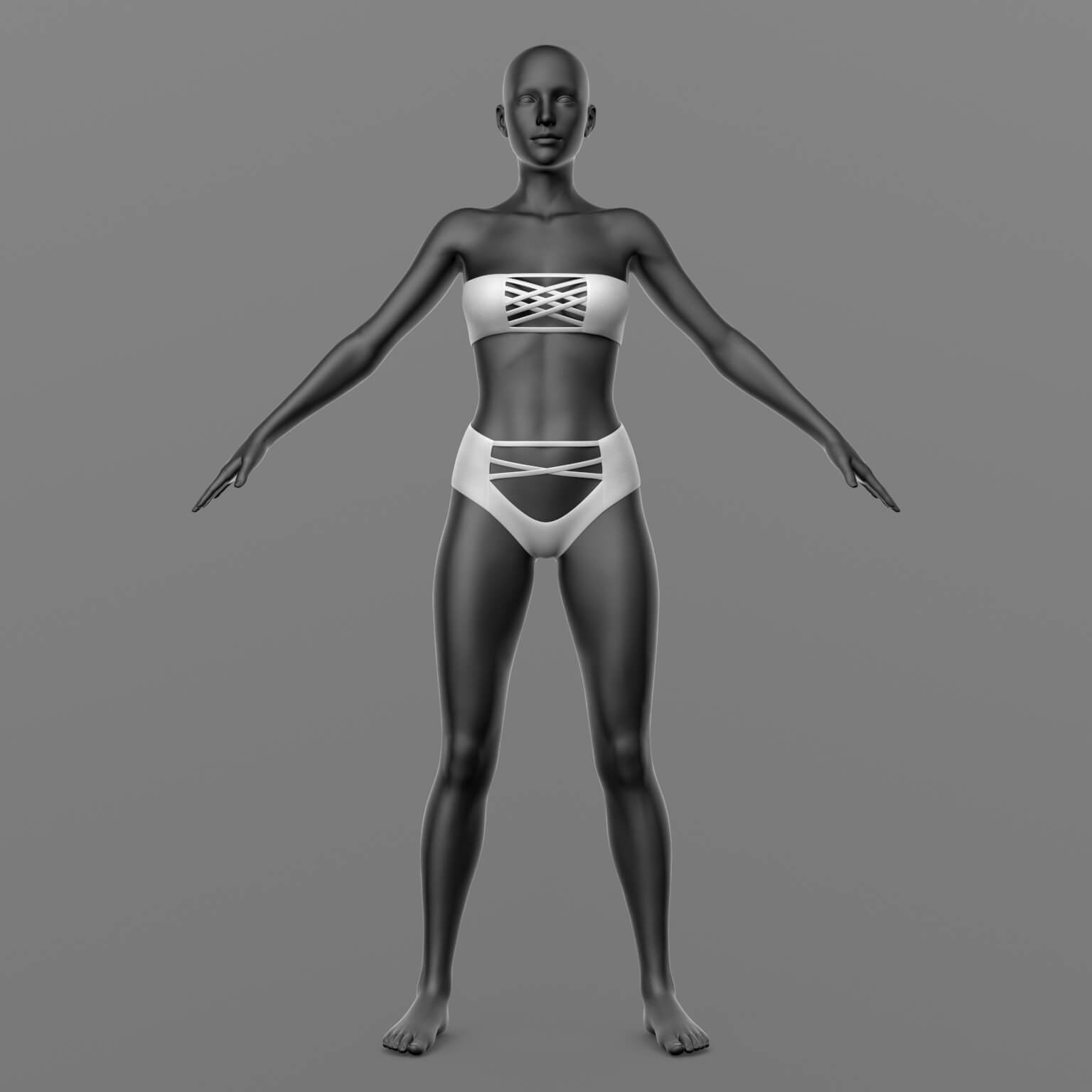 Shorts and Top G8 Female Daz Content